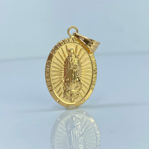 Dije Virgen Guadalupe Oro amarillo 18k 3,39 Gr / 4,2 Cm