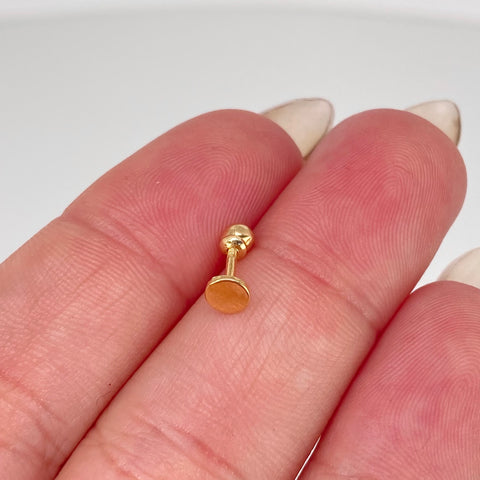 Piercing Circulo / Oro Amarillo 18k (Joya) / 0,3gr / 1cm / (Oreja) *