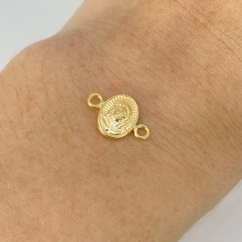 Herraje Rostro Jesus Oro amarillo 18k 0,42 Gr / 1,3 Cm *