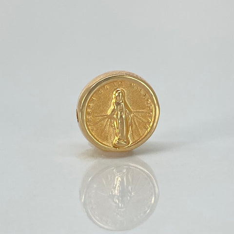 Herraje Virgen Milagrosa Oro amarillo 18k 0,65 Gr / 1,1 Cm