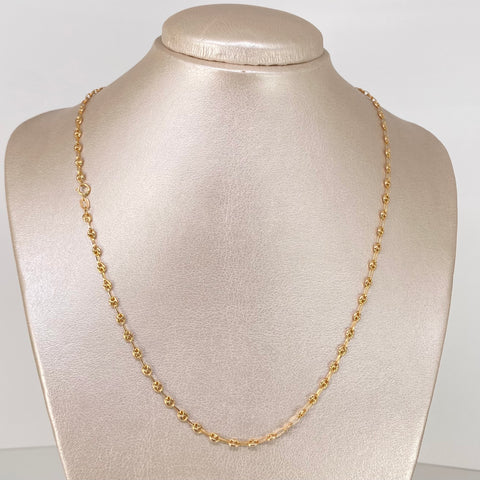 Cadena GC Oro amarillo 18k 4,97 Gr / 3,3 mm / 50 Cm †