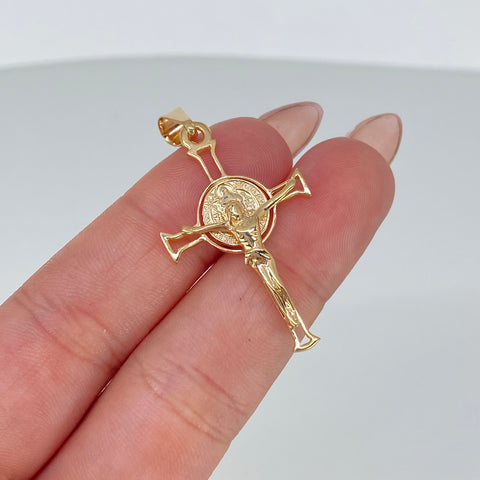 Dije Cruz Cristo Oro amarillo 2,93 Gr / 4,3 Cm