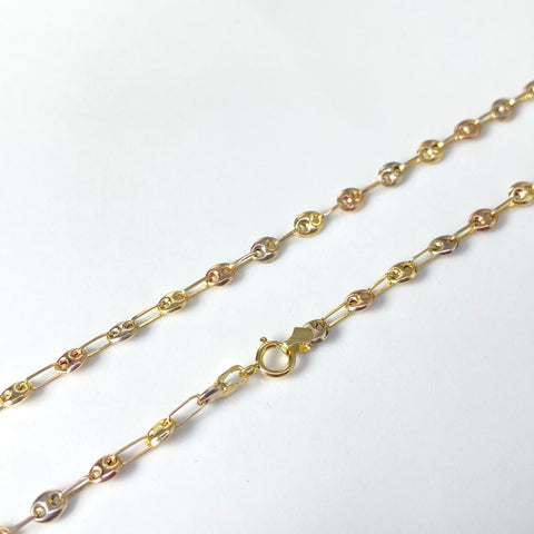 Cadena GC Tres oros 18k 4,12 Gr / 3 mm / 46,5 Cm *