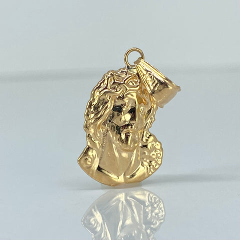 Dije Rostro Jesus Oro amarillo 18k 1,12 Gr / 2,6 Cm †