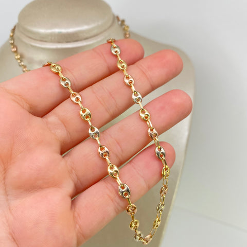 Cadena GC Tres oros 18k 7,85 Gr / 4,2 mm / 50 Cm *