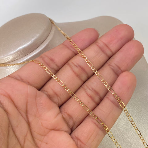 Cadena ● Tres Por Uno 3x1 Oro amarillo 18k 3,1 Gr / 2,6 mm / 60 Cm †