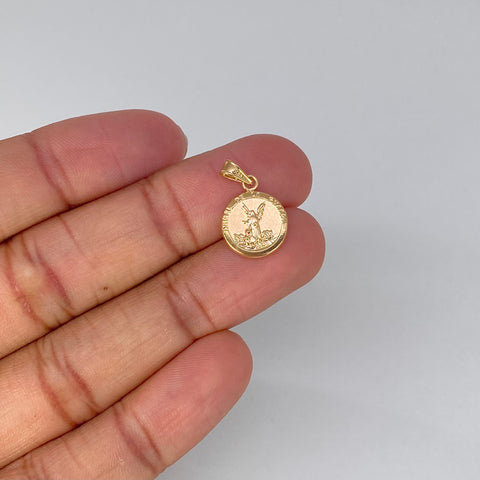 Dije Angel De La Guarda Oro amarillo 0,73 Gr / 2 Cm †