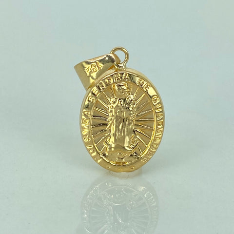 Dije Virgen Guadalupe Oro amarillo 18k 1,1 Gr / 2,5 Cm  *