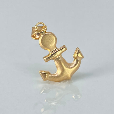 Dije Ancla Oro amarillo 18k 0,95 Gr / 2,6 Cm