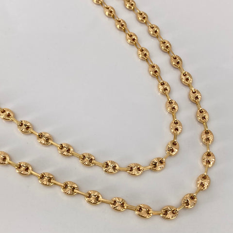 Cadena GC Diamantado Oro amarillo 18k 11,60 Gr / 4,5 mm / 50 Cm *