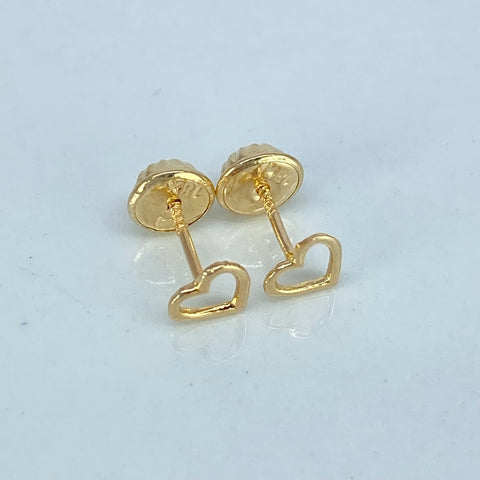 Topos Corazon  Oro amarillo 0,45 Gr / 5,5 mm