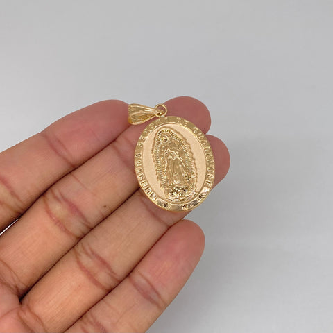 Dije Virgen Guadalupe Oro amarillo 4,01 Gr / 4,3 Cm