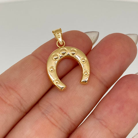 Dije Herradura Oro amarillo 18k 1,1 Gr / 2,4 Cm *