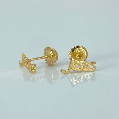 Topos Jesus Oro amarillo 0,68 Gr / 9 mm *