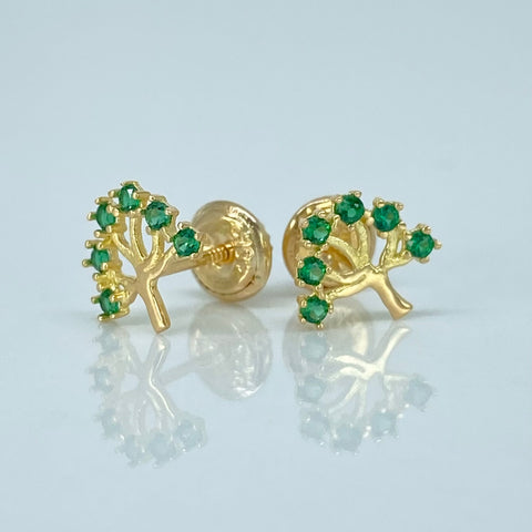 Topos Arbol Circones Verdes Oro amarillo 0,75 Gr / 8,6 mm