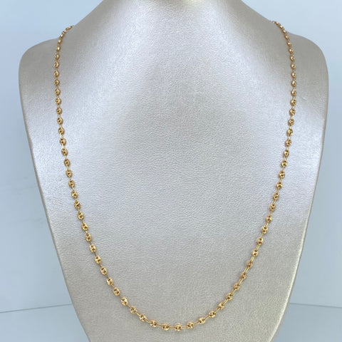 Cadena GC Diamantada Oro amarillo 18k 8,23 Gr / 3,3 mm / 60 Cm *