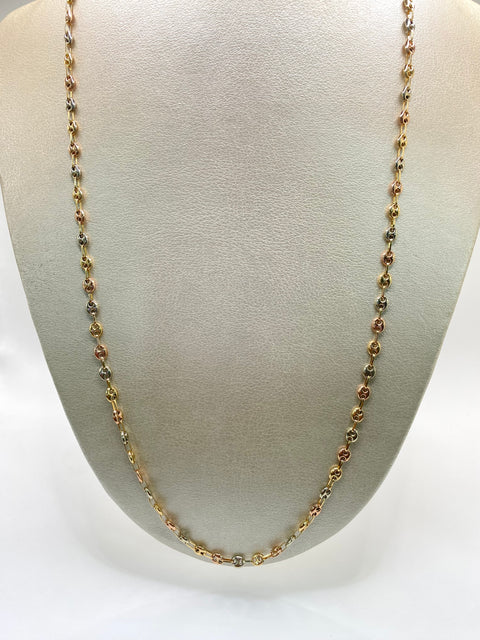 Cadena GC Tres oros 18k 7,78 Gr / 3,8 mm / 60 Cm