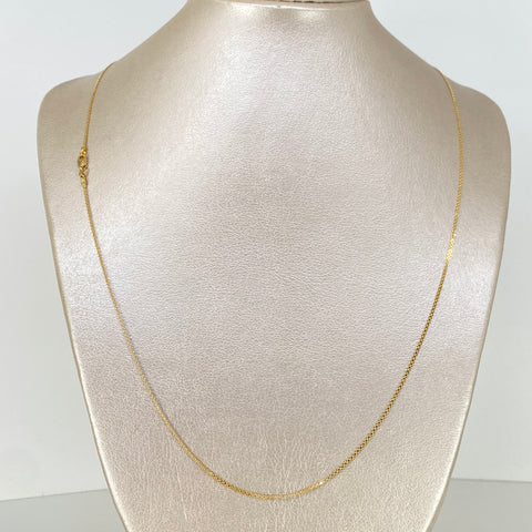 Cadena ● China Oro amarillo 18k 2,38 Gr / 1,1 mm / 60 Cm *