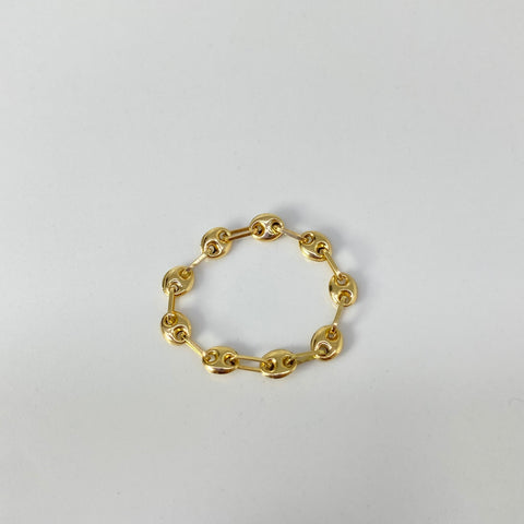 Anillo GC 8 Eslabones Oro amarillo 18k / Talla 4 Hasta 5 / 0,50 Gr