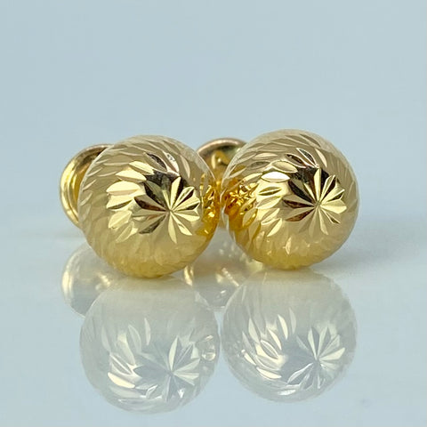 Topos Bolas Diamantadas Oro amarillo 1,1 Gr / 8 mm †