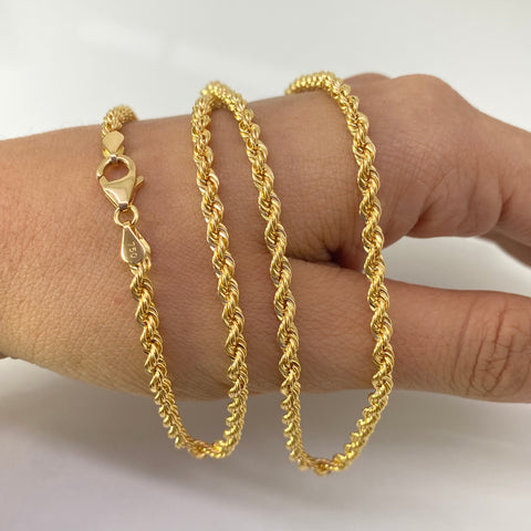 Cadena Italy Lazo Oro amarillo 18k +1 / 8,32 Gr / 3 mm / 60 Cm *