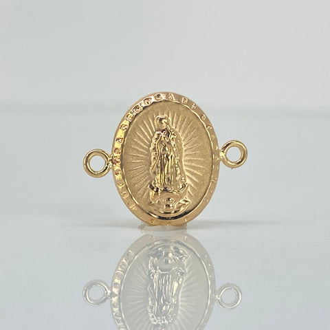 Herraje Virgen Guadalupe Oro amarillo 18k 0,85 Gr / 1,8 Cm