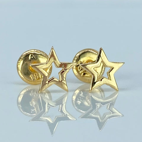 Topos Estrellas Oro amarillo 0,62 Gr / 6,5 mm