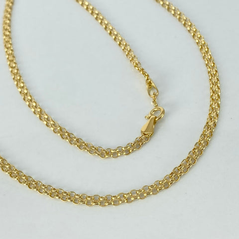 Cadena ● China Oro amarillo 18k 3,1 Gr / 2,7 mm / 50 Cm †