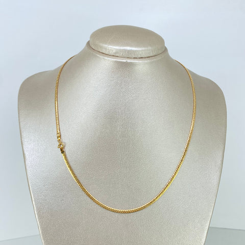 Cadena ● Serpiente Oro amarillo 18k +3 / 4,15 Gr / 2,5 mm / 45 Cm *