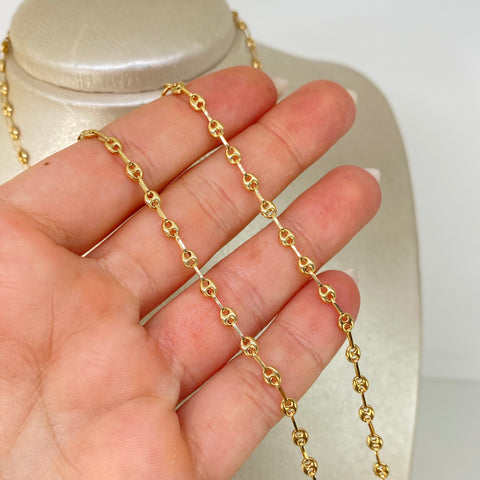 Cadena GC Oro amarillo 18k 4,75 Gr / 3,3 mm / 50 Cm †