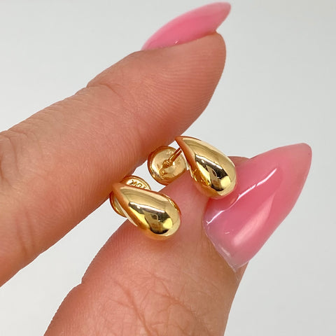 Topos Gotas Oro amarillo 18k 0,9 Gr / 5,5 mm