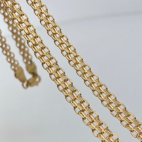 Cadena ● China Oro amarillo 18k 8,05 Gr / 4,7 mm / 50 Cm †