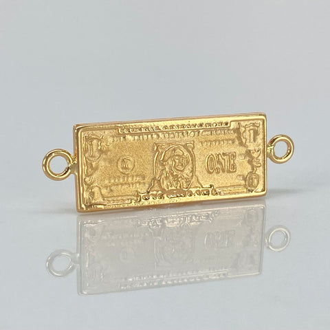 Herraje Dolar Oro amarillo 18k 1,4 Gr / 2,7 Cm