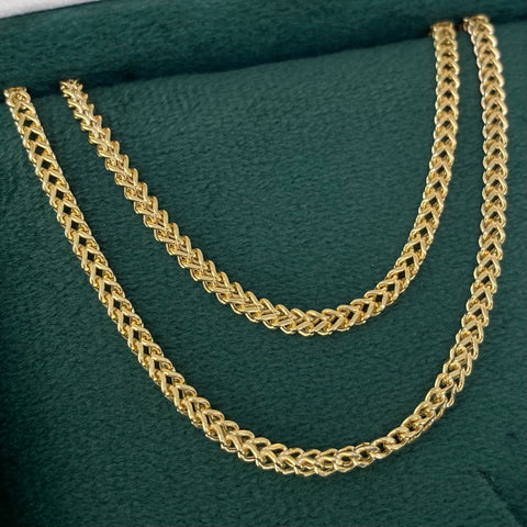 Cadena Franco Oro amarillo 18k +2 / 8,56 Gr / 2,7 mm / 60 Cm †