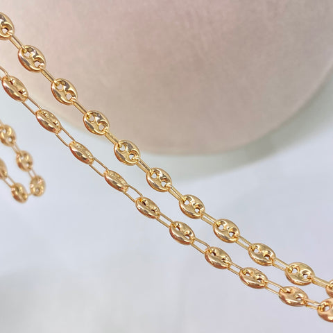 Cadena GC Oro amarillo 18k 6,00 Gr / 4 mm / 50 Cm