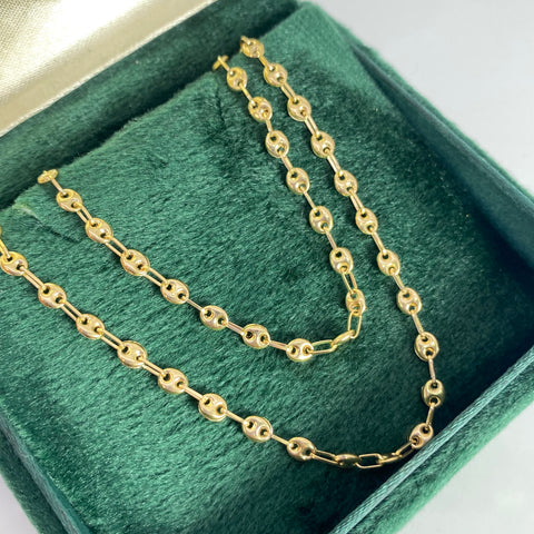 Cadena GC Oro amarillo 18k 4,38 Gr / 3,2 mm / 45 Cm