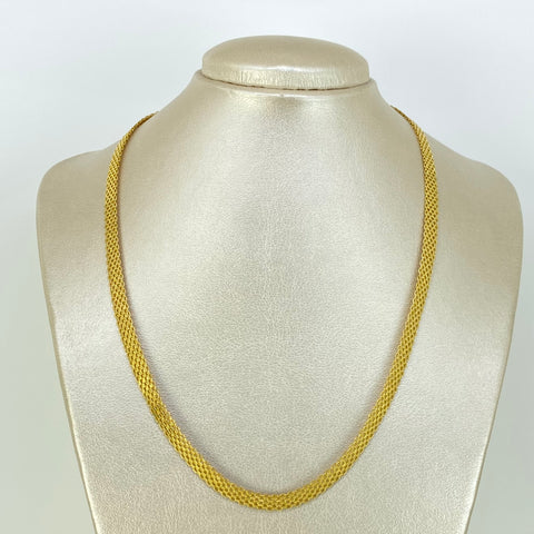 Cadena ● China Oro amarillo 18k 9,24 Gr / 6,3 mm / 50 Cm
