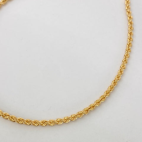 Pulso ● Lazo Oro amarillo 18k +1 / 1,28 Gr / 2,1 mm / 19,2 Cm *