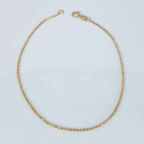 Pulso ● Mini Militar Oro amarillo 18k +1 / 0,82 Gr / 0,8 mm / 19,3 Cm