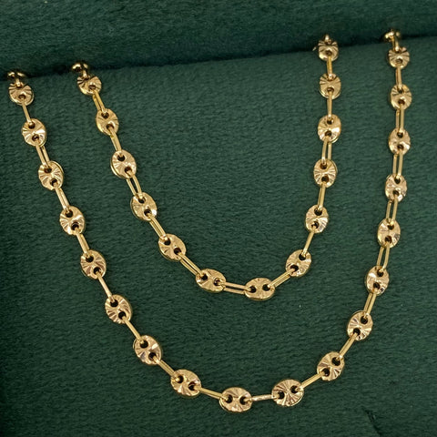 Cadena GC Diamantado Oro amarillo 18k 8,30 Gr / 3,3 mm / 60 Cm *