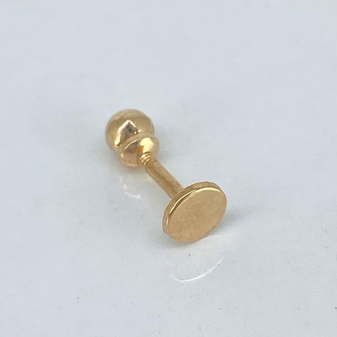 Piercing Circulo / Oro Amarillo 18k (Joya) / 0,3gr / 1cm / (Oreja) *