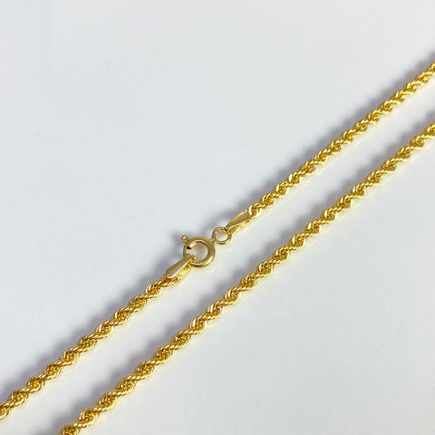Cadena Italy Lazo Oro amarillo 18k +1 / 5,14 Gr / 2 mm / 60 Cm