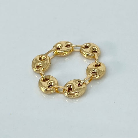 Anillo GC Liso 6 Eslabones Oro amarillo 18k / Talla 3 / 0,85 Gr / 5,3 mm *