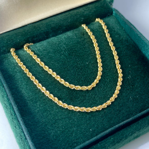 Cadena Italy Lazo Oro amarillo 18k +1 / 2,38 Gr / 2 mm / 40 Cm *