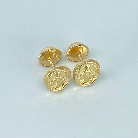 Topos Virgen Milagrosa Oro amarillo 0,68 Gr / 6,2 mm