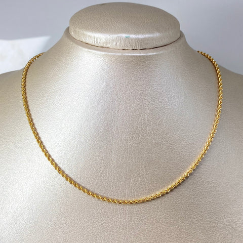 Cadena Italy Lazo Oro amarillo 18k +1 / 2,38 Gr / 2 mm / 40 Cm *
