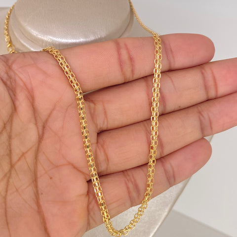 Cadena ● China Oro amarillo 18k 4,48 Gr / 3,3 mm / 45 Cm