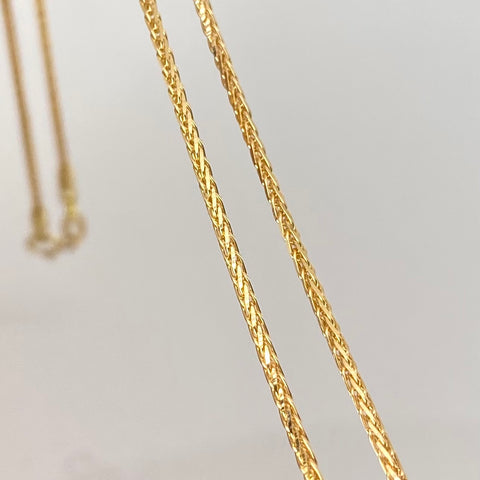 Cadena ● Franco Oro amarillo 18k +2 / 4,7 Gr / 1,1 mm / 60 Cm †