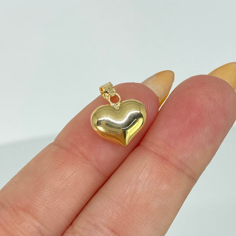 Dije Corazon Oro amarillo 0,58 Gr / 1,6 Cm †