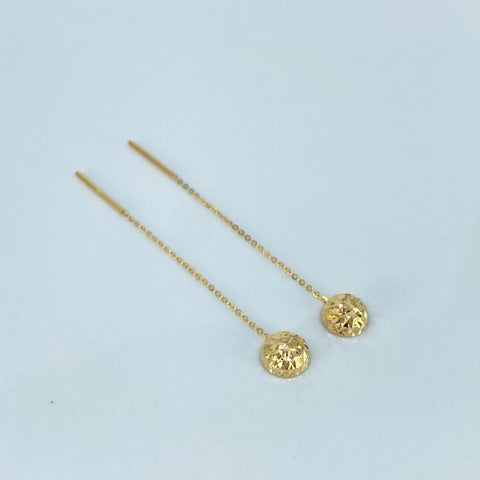 Topos ● Circulo Diamantado (Cadena) Oro amarillo 18k +3 / 0,55 Gr / 6 mm *
